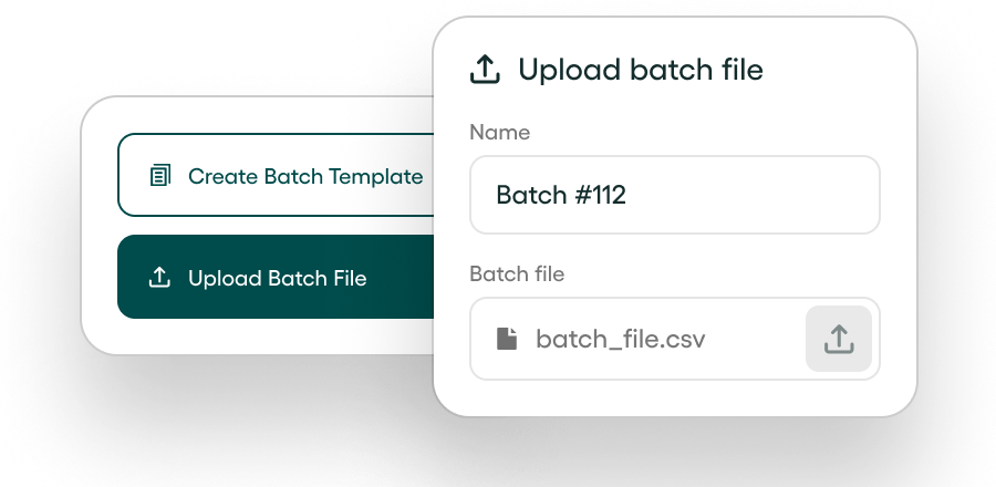 Batch payments
