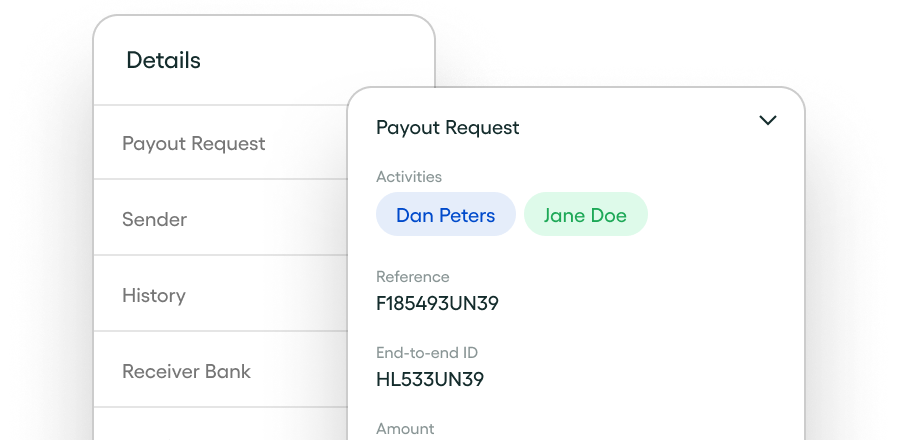 Payment details